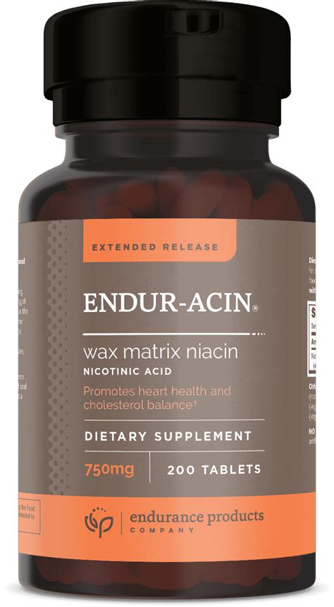 Buy ENDUR-ACIN® 750mg Extended Release Niacin Nicotinic Acid Online at ...