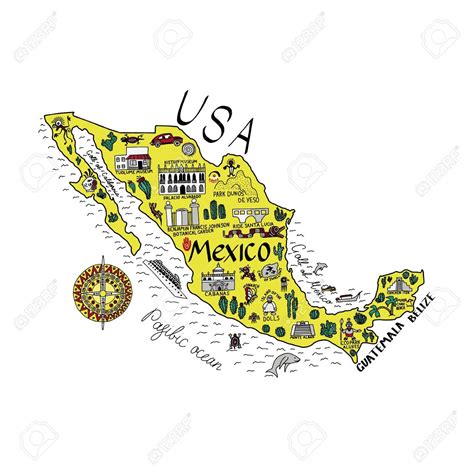 Mexico Map 的图像结果