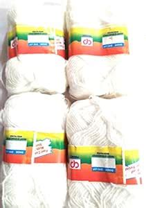 Lovely Arts Collection s Big White Wool Ball Knitting Yarn, Crochet ...