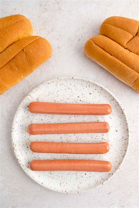 Uncooked Hot Dog