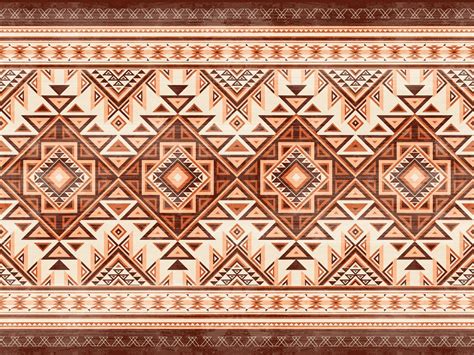 Native american indian ornament pattern geometric ethnic textile ...