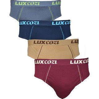 Buy Lux cozi Men's Briefs Pack of 5 (X-Large) at Amazon.in