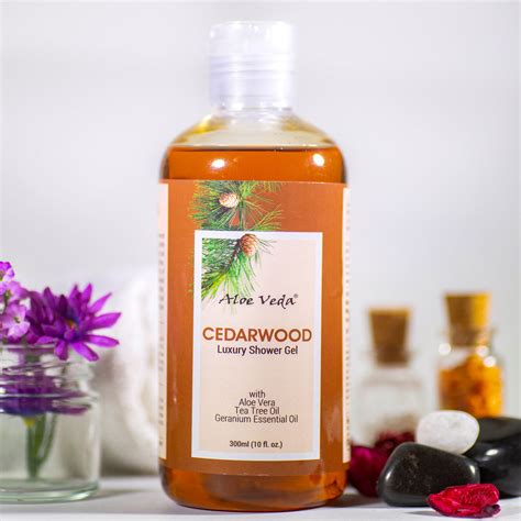 Cedarwood Luxury Shower Gel | Aloe Veda