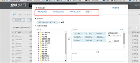 员工信息维护的在职员工系统内置查询方案被删怎么办