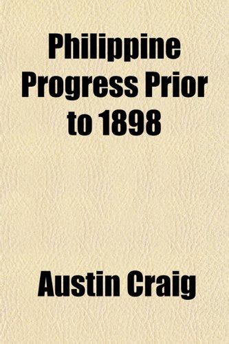 Buy Philippine Progress Prior to 1898 Book Online at Low Prices in ...