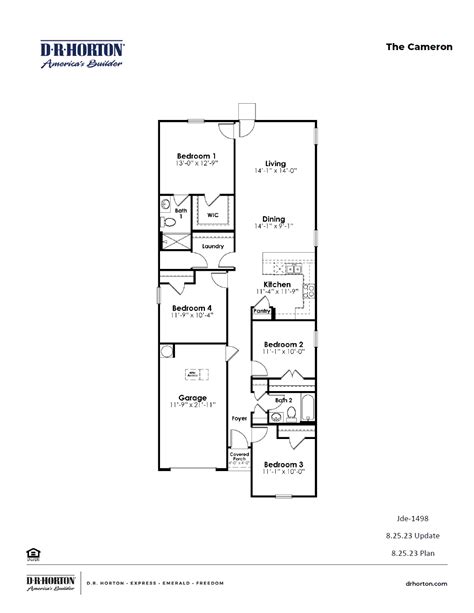 Floor Plan in Jordanville Farms | Conway, SC | D.R. Horton