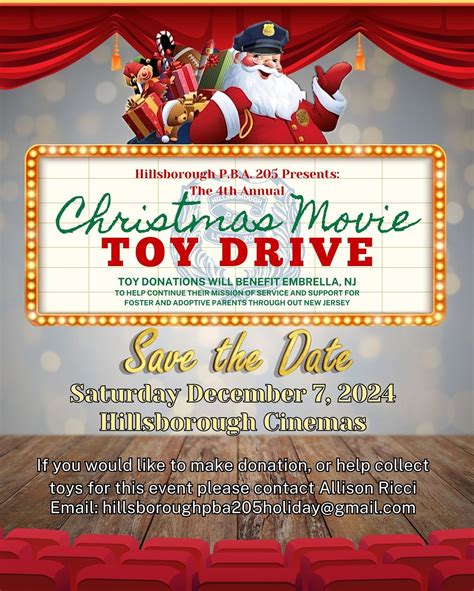 Hillsborough Police To Host 4th Annual Christmas Movie Toy Drive ...