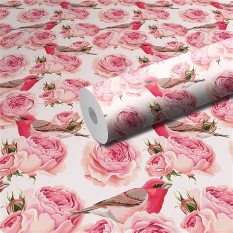 DeCorner - Self Adhesive Wallpaper for Walls (BirdFlower) Extra Large ...