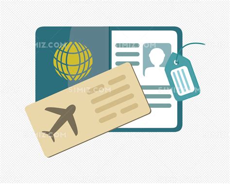 护照飞机票 背景图片素材-正版创意图片500848652-摄图网