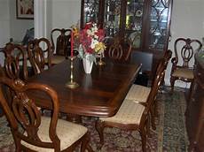 Thomasville Dining Room Set by Thomasville Dining Room Set Table 8 Chairs 2 Leaves Thomasville Dining Room Set