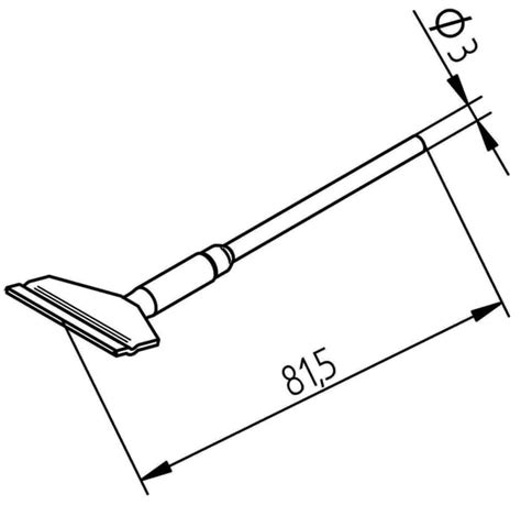 452FDLF250 Ersa | Ersa Desoldering Gun Tip for use with MICRO-CON 60 iA ...