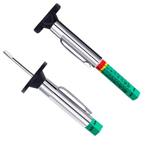 Tire Depth Gauge Scale Amazon.com: GODESON Tire Tread Depth