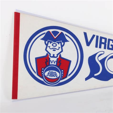 Lot - Vintage Virginia Squires ABA Basketball Pennant
