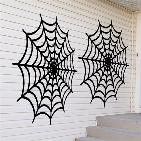 Metal spider web decoration online