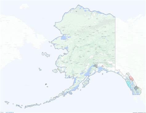 Anchorage Municipality, Alaska – Cities Map – shown on Google Maps