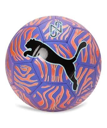 PUMA Unisex-Adult, NEYMAR JR Graphic ball, Orange Poppy-Black, (8467801 ...