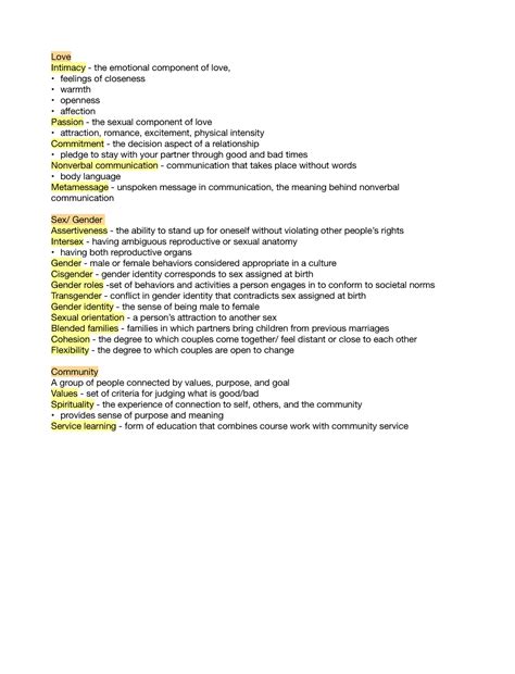 Chapter 3 - Social Connections - KHP 230 - Love Intimacy - the emotional component of love ...