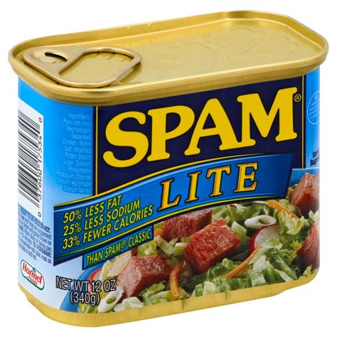 Spam Lunch Meat Lite - 12 OZ 12 Pack – StockUpExpress