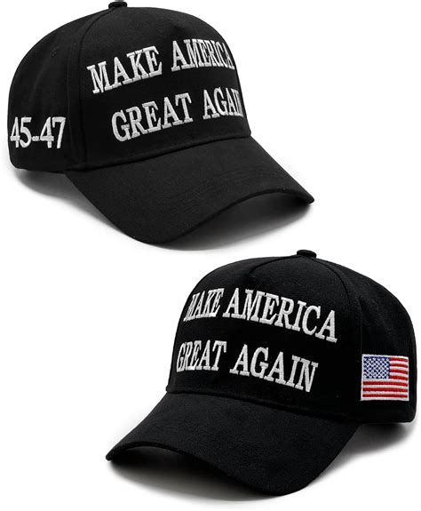 Trump 2024 45-47 MAGA Hat Donald Trump Make America Great Again Slogan ...