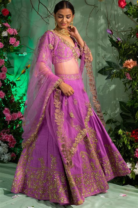 Carlito's Lavender Lehenga – Miku Kumar