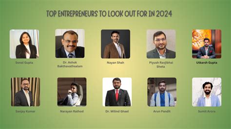 Top Entrepreneurs to Look Out for in 2024 - News | ET Now