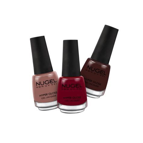 Buy NUGEL Non UV Gel Nail Polish Combo " Red and Brown Collection ...