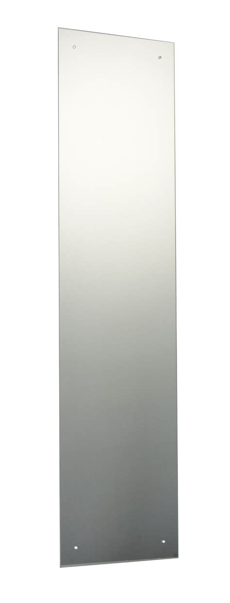 120 X 35cm Rectangle Frameless Unframed Bathroom Mirror With Pre ...