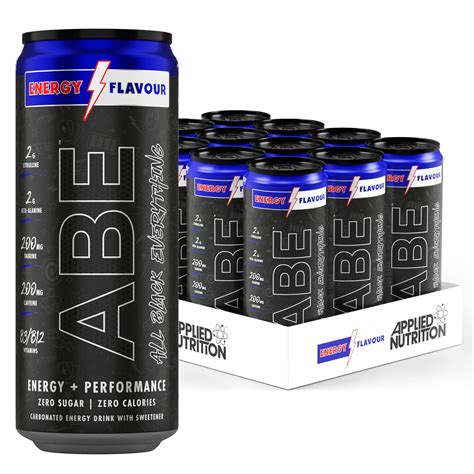 Applied Nutrition ABE Pre Workout Cans - All Black Everything Energy ...