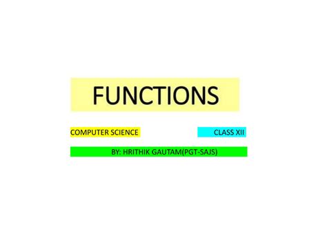 Image result for Function Computer Science Class 12