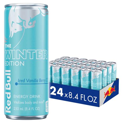 Amazon.com : Red Bull Winter Edition Energy Drink, Iced Vanilla Berry ...