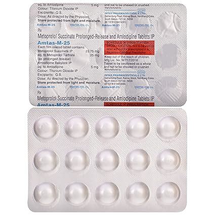 Amtas-M-25 - Strip of 15 Tablets : Amazon.in: Health & Personal Care