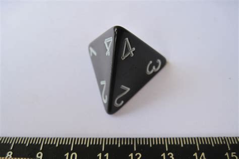 Justin Michell's (D4) FOUR SIDED DICE