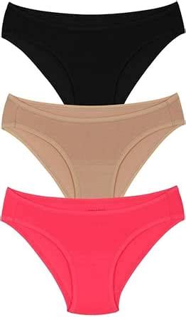 VEE WEAR Women's Super Soft Cotton Elastane Stretch Bikini Full ...