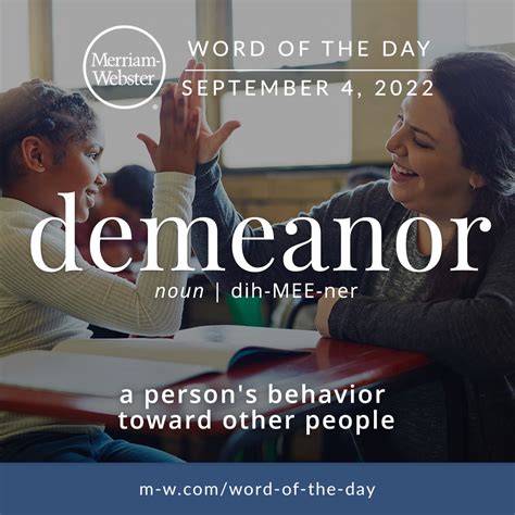 What Is The Definition Of The Word Demeanor at Aidan Penton blog