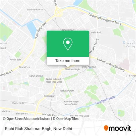 How to Get to Richi Rich Shalimar Bagh in Delhi by Bus, Metro or Train?