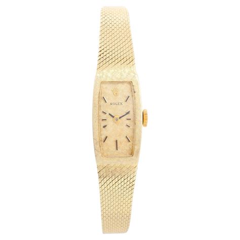 Vintage Rolex Ladies 14K Yellow Gold Watch at 1stDibs | vintage ladies ...