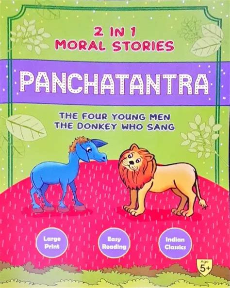 2 in 1 Moral Stories Panchatantra The Four Young Men / The Donkey Who ...