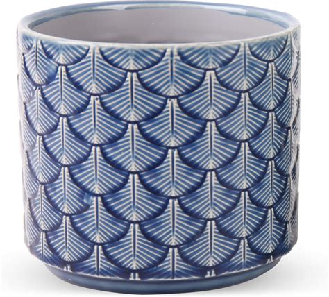 Amazon.com : Ceramic Planters, Sea Shell Coastal Planter Pot Style for ...