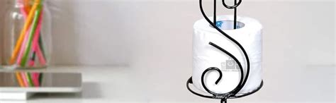Craftize Mstore Modern Metal Paper Towel Stand - Freestanding Kitchen ...