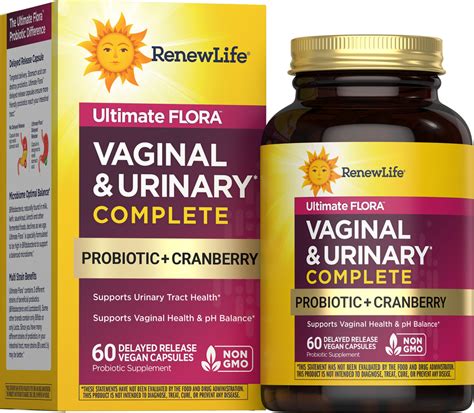 Ultimate Flora Vaginal & Urinary Complete + Probiotic & Cranberry ...