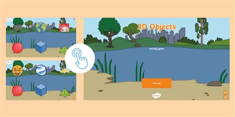 3D Objects Sorting Game