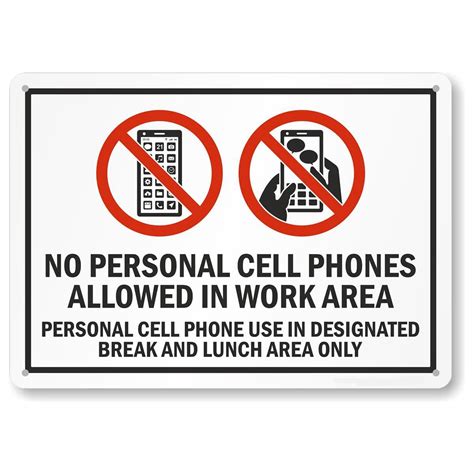 Printable No Cell Phone Sign – PrintableLib