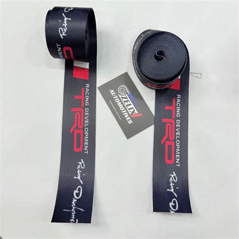 TRD Seat Belt Webbing | Toyota Racing Universal Strap – Zelix Automotives
