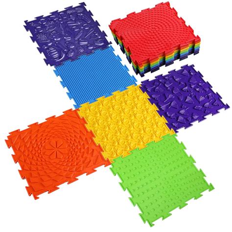 Buy Maitys 7 Pcs Sensory Mat Massage Game Mats For Kids Autistic ...