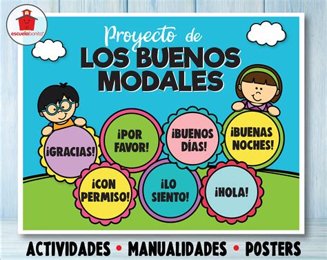 Actividades Preescolares Sobre Modales Los Buenos Modales: En El