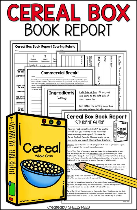 Cereal Box Book Report