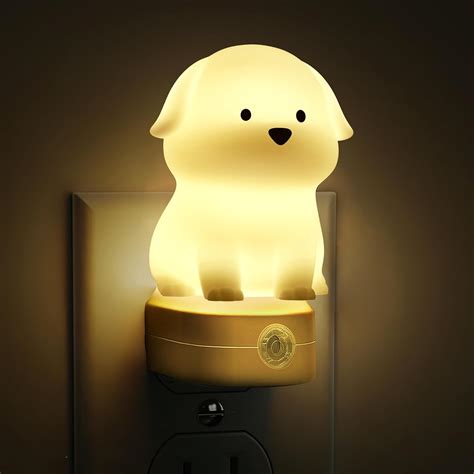 Amazon.com: L LOHAS LED Plug in Night Light for Kids, 3D Cute Puppy ...