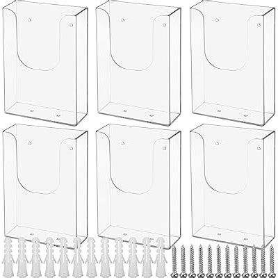 Cosyway Brochure Holder Wall Mount 6 Pack,4 x 6 Inches India | Ubuy