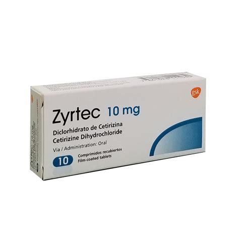 Zyrtec 10Mg Tabletas - FarmaciaRD