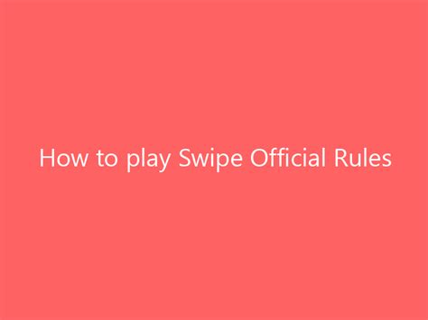 Swipe Tutorial 的图像结果